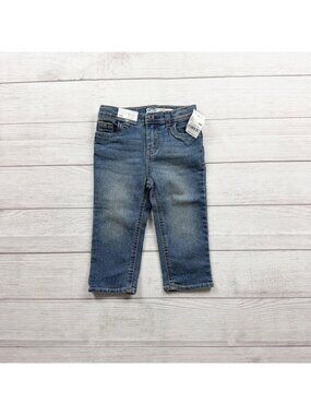 Oshkosh Bgosh Classic Fit Toddler Jeans Distressed Look Denim NWT 12-18 Months